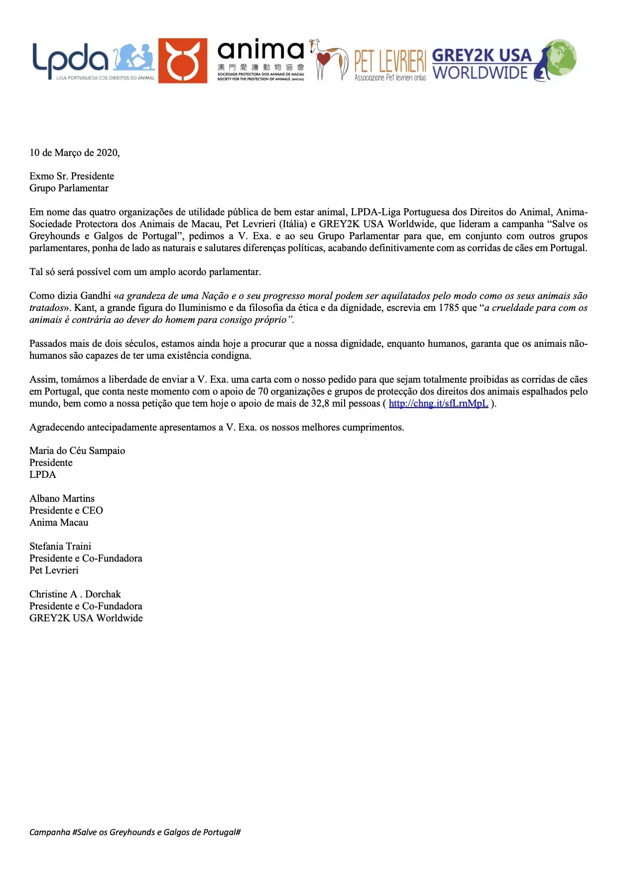 10 03 2020 email to parliamentary groups PT