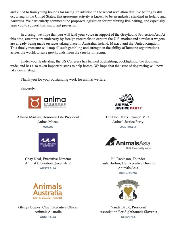 International Group Letter in Support of H.R.3335  1