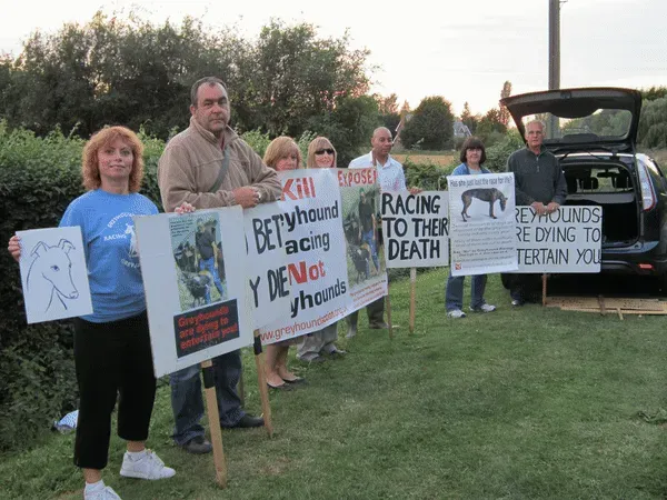 christine and group at henlow stadium
