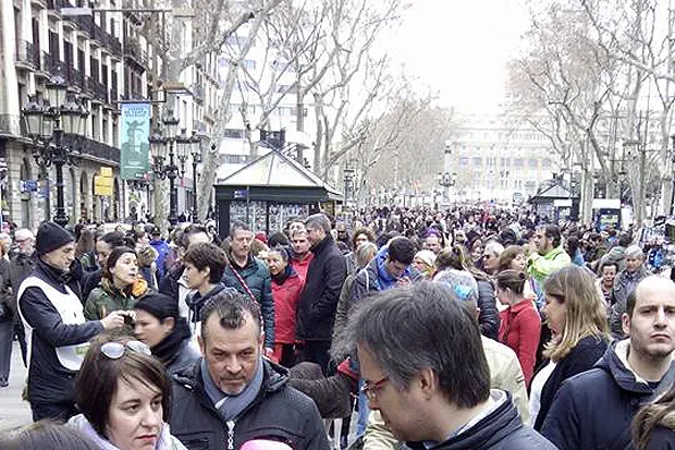 manifestazione in spagna 7 feb 2016