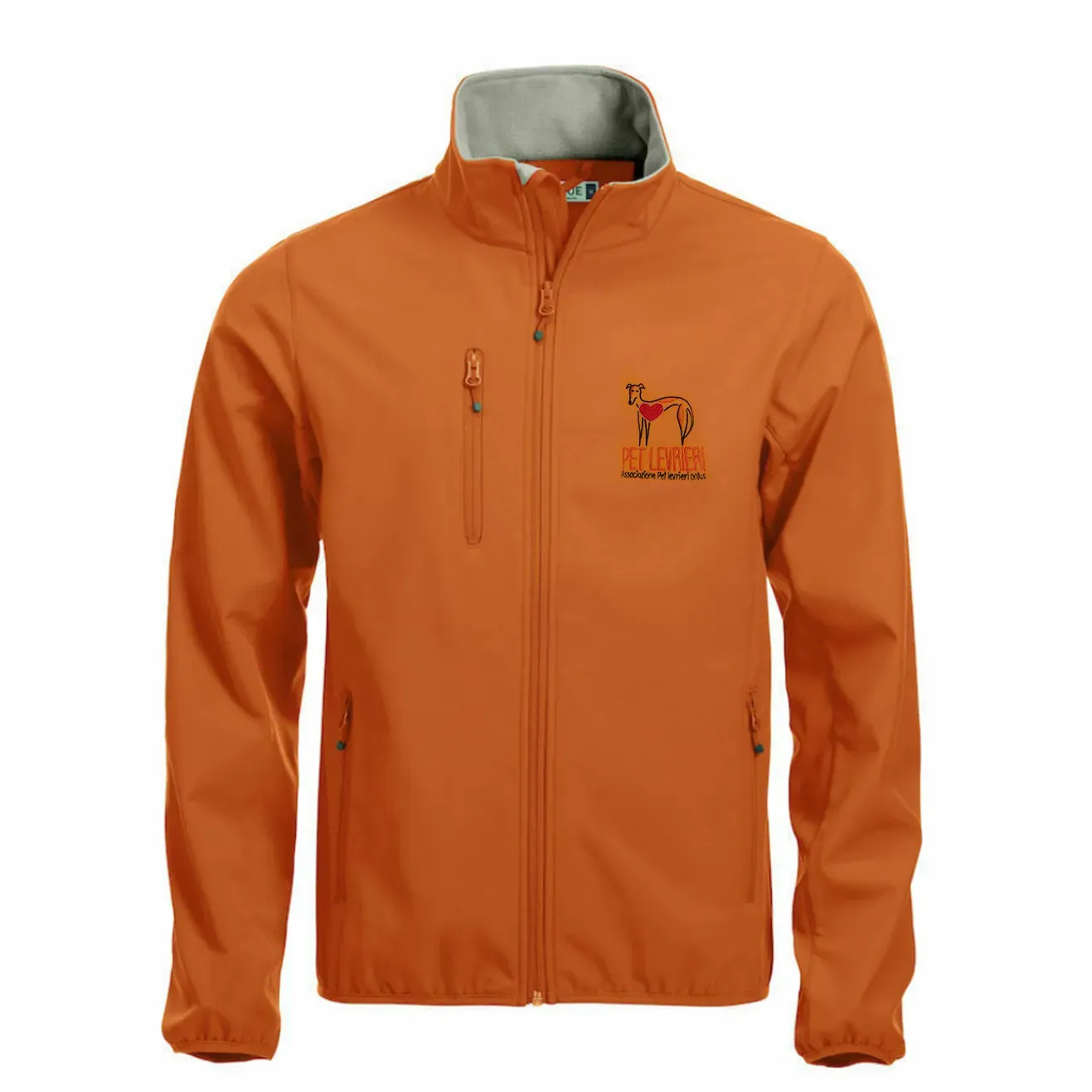 mockup giacca pet levrieri softshell